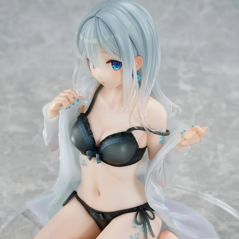 Fuumi - Scale Figure - Silver-Haired Girl Sky Blue Morning (Special Outfit ver.)