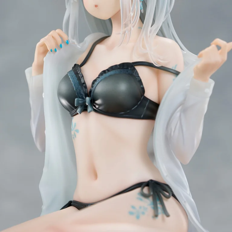 Fuumi - Scale Figure - Silver-Haired Girl Sky Blue Morning (Special Outfit ver.)