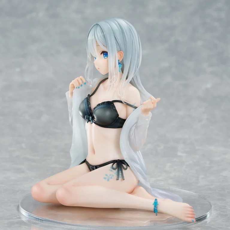 Fuumi - Scale Figure - Silver-Haired Girl Sky Blue Morning (Special Outfit ver.)