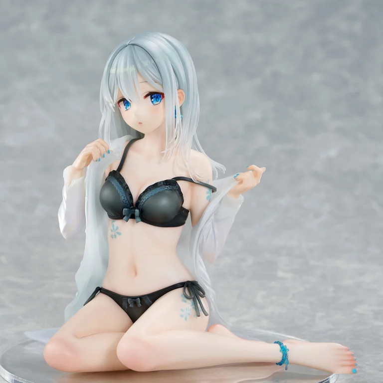 Fuumi - Scale Figure - Silver-Haired Girl Sky Blue Morning (Special Outfit ver.)