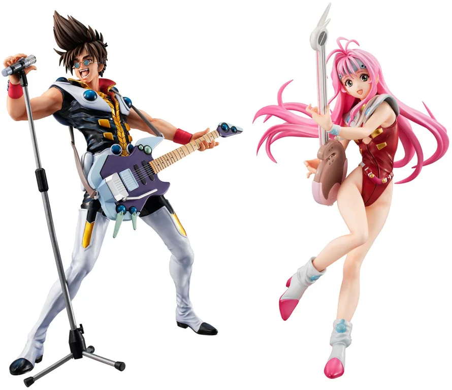 Macross 7 - Scale Figure - Basara Nekki & Mylene Flare Jenius (FIRE BOMBER Live Stage)