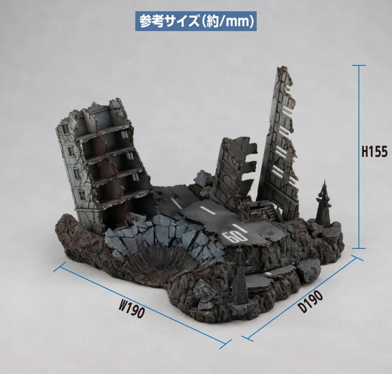 Mobile Suit Gundam - Realistic Model Series - New York City Ruins (Material Color Edition)