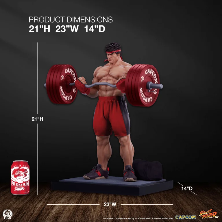 Street Fighter - Premier Series Statue - Ryū (Powerlifting Classic Ex)