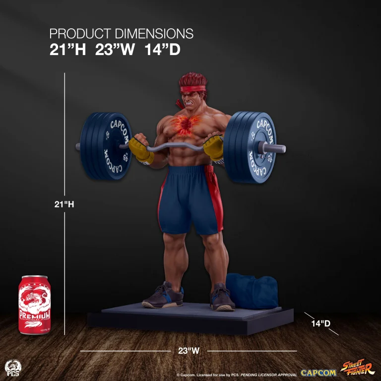 Street Fighter - Premier Series Statue - Evil Ryū (Powerlifting Ex)