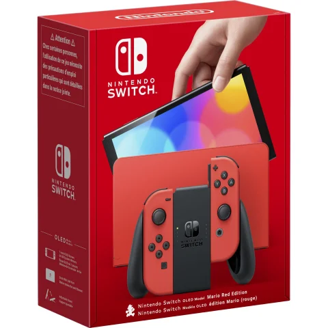 Produktbild zu Nintendo Switch OLED-Modell (Mario-Edition Rot)