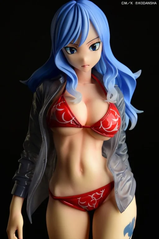 Fairy Tail - Scale Figure - Juvia Lockser (Gravure_Style, Sheer Wet Shirt SP, Red Bikini!!)