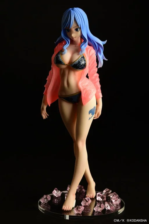 Fairy Tail - Scale Figure - Juvia Lockser (Gravure_Style, Sheer Wet Shirt SP, Black Bikini!!)