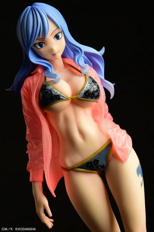 Fairy Tail - Scale Figure - Juvia Lockser (Gravure_Style, Sheer Wet Shirt SP, Black Bikini!!)