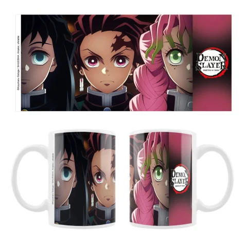 Produktbild zu Demon Slayer - Tasse - Tanjirō, Mitsuri & Muichirō