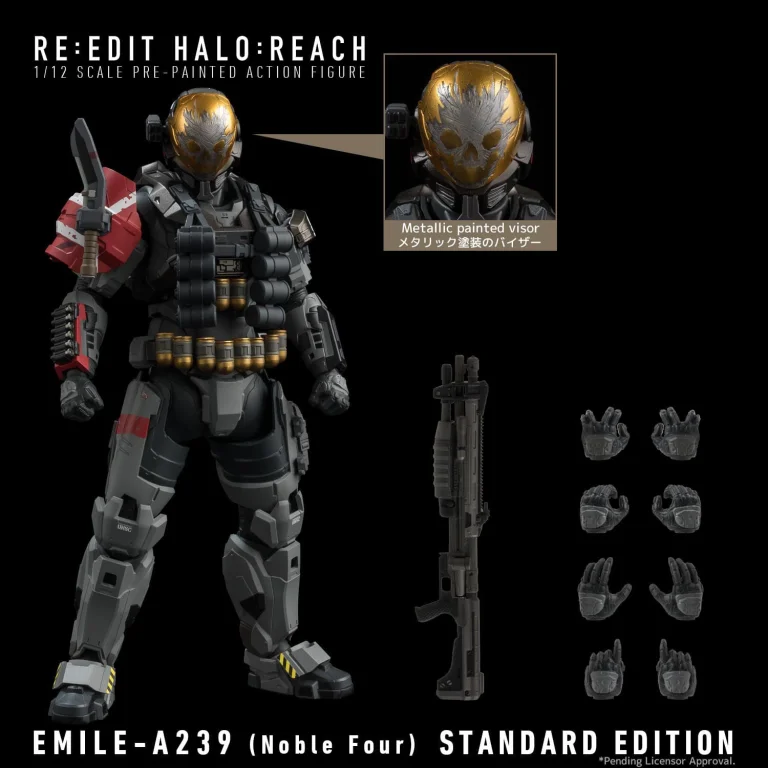 Halo: Reach - Scale Action Figure - Emile-A239 (Noble Four)