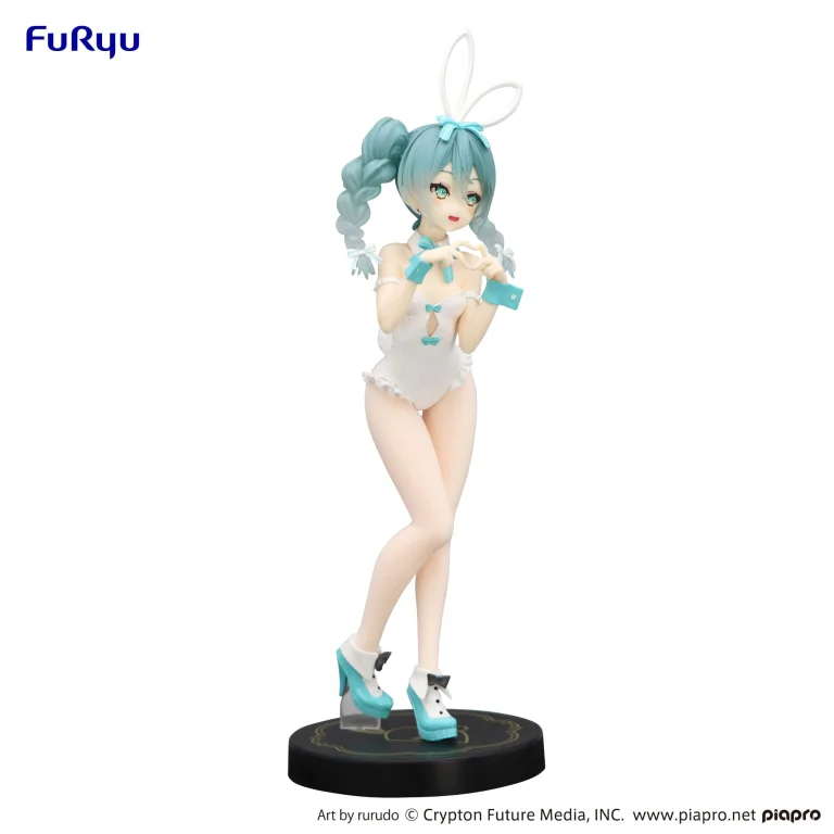 Character Vocal Series - BiCute Bunnies Figure - Miku Hatsune (rurudo white color ver.)