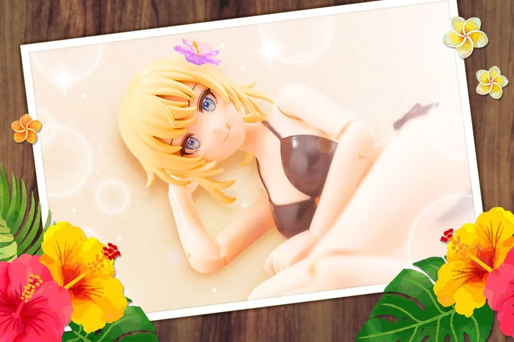 SOUSAI SHOJO TEIEN - Plastic Model Kit - Ritsuka Saeki (Swim Style, Hair Arrange Ver.)