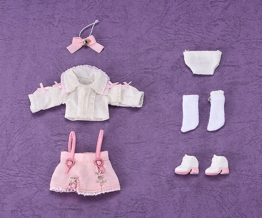 Nendoroid Doll - Zubehör - Outfit Set: Suspender Skirt Set (White & Pink)