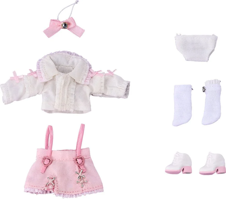 Nendoroid Doll - Zubehör - Outfit Set: Suspender Skirt Set (White & Pink)