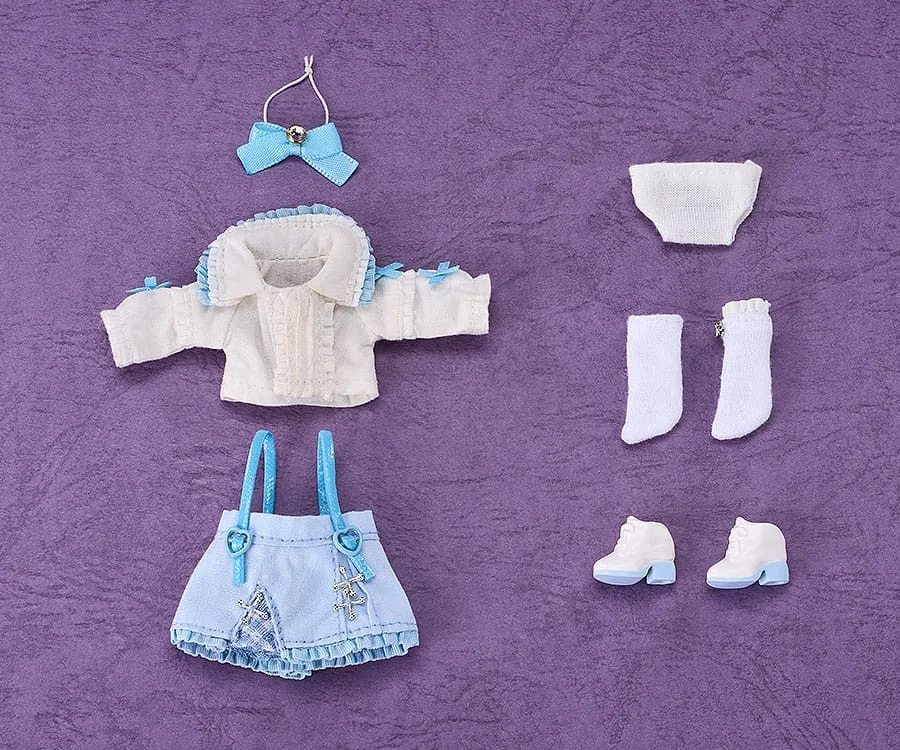 Nendoroid Doll - Zubehör - Outfit Set: Suspender Skirt Set (White & Blue)