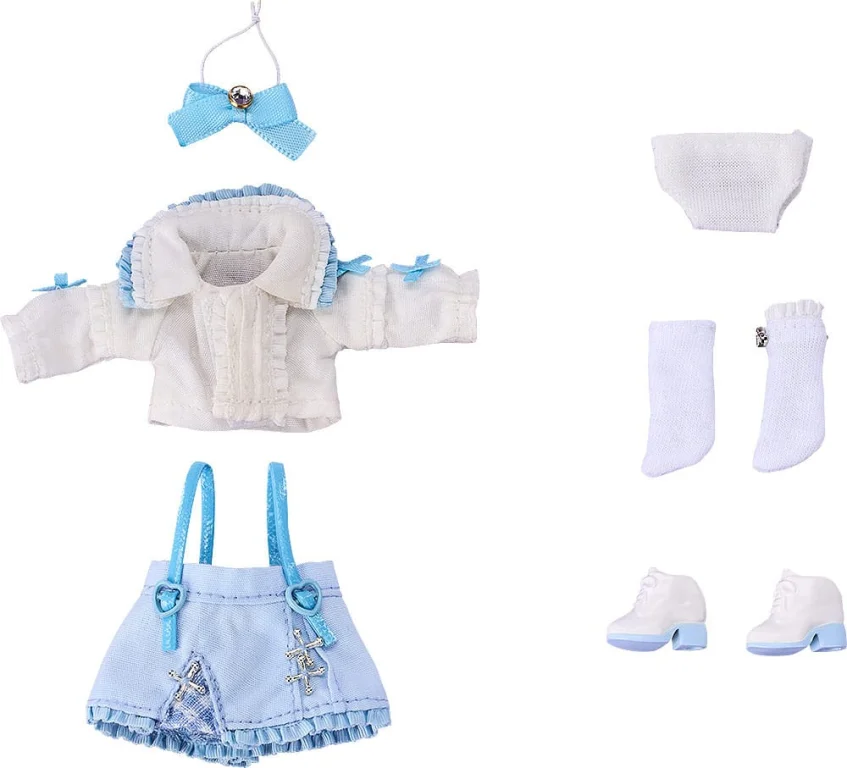 Nendoroid Doll - Zubehör - Outfit Set: Suspender Skirt Set (White & Blue)