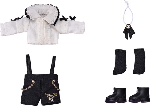 Produktbild zu Nendoroid Doll - Zubehör - Outfit Set: Suspender Shorts Set (White & Black)