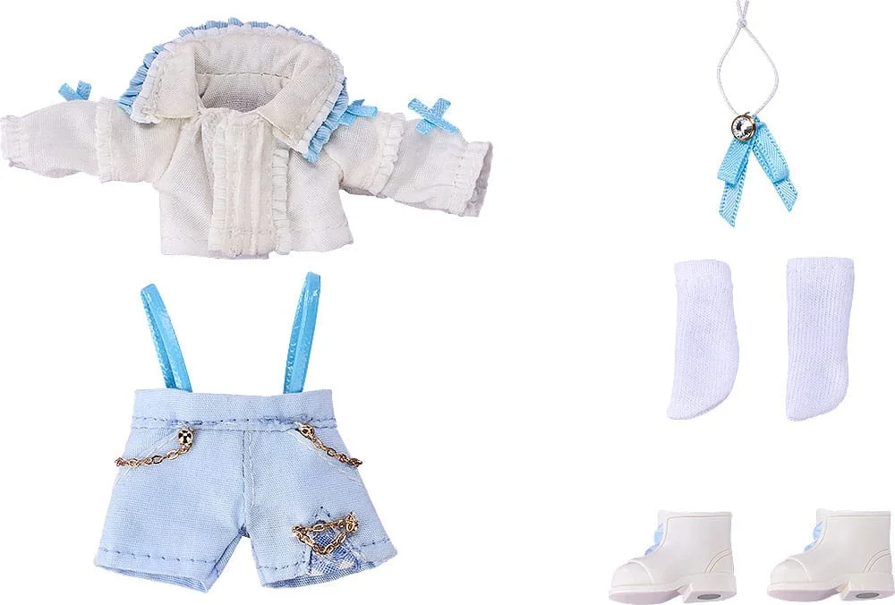 Nendoroid Doll - Zubehör - Outfit Set: Suspender Shorts Set (White & Blue)