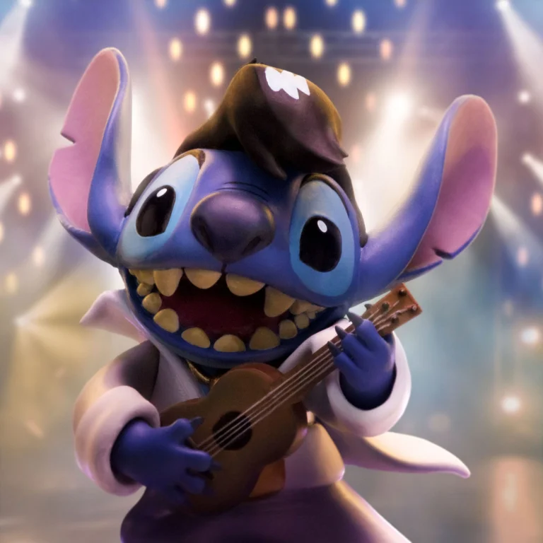 Lilo & Stitch - Art Scale - Stitch (King of Rock)