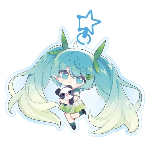 Produktbild zu Character Vocal Series - Acrylic Keychain - Miku Hatsune (Kawaii Spring Time)