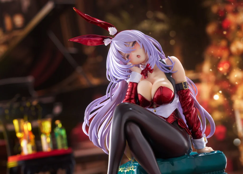 Shy Girls in Love - Scale Figure - Tsuduri Amagasa (Bunny Style, Christmas Santa Color)