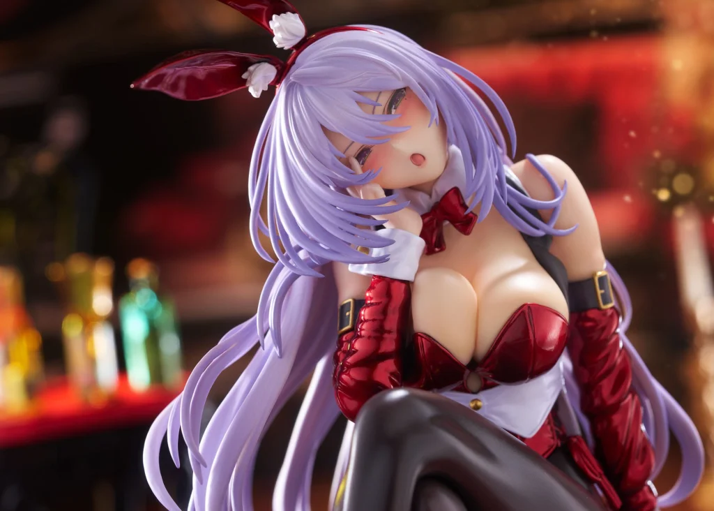 Shy Girls in Love - Scale Figure - Tsuduri Amagasa (Bunny Style, Christmas Santa Color)