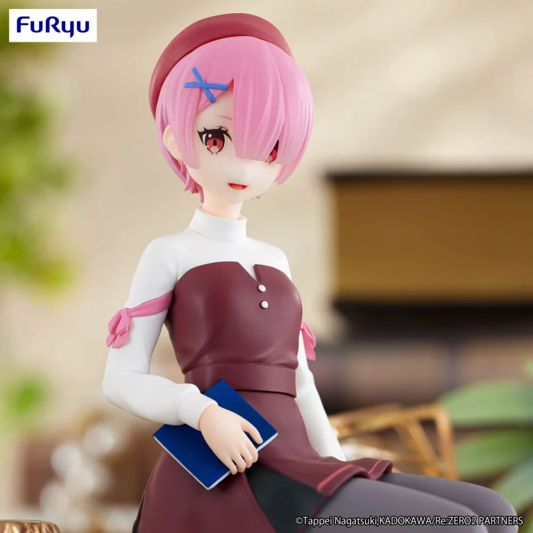 Re:ZERO - Noodle Stopper Figure - Ram (Book Girl)