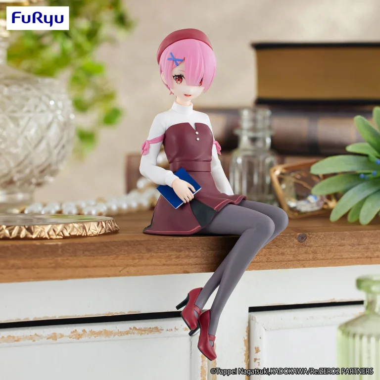 Re:ZERO - Noodle Stopper Figure - Ram (Book Girl)