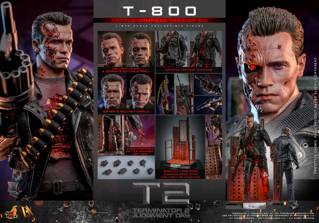 Terminator - Scale Action Figure - T-800 (Battle Damaged Version 2.0)