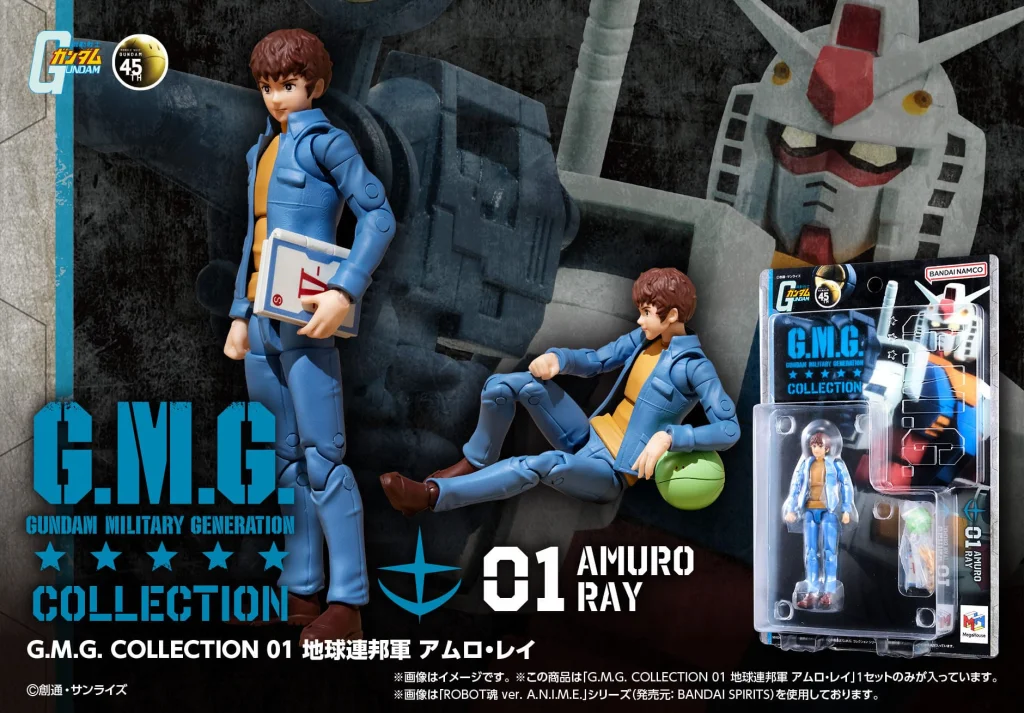 Mobile Suit Gundam - G.M.G. - Amuro Ray (Earth Federation Forces 07)