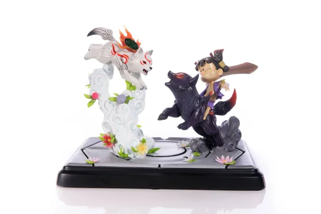 Produktbild zu Okamiden - First 4 Figures - Chibiterasu vs. Dark Chibiterasu & Possessed Kuni