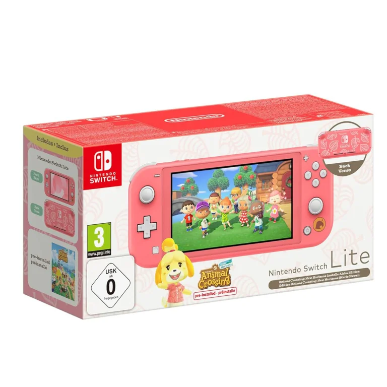 Nintendo Switch Lite (Animal Crossing: New Horizons Isabelle Aloha Edition)