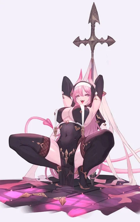 Moco - Scale Figure - Devil Sister Nemu (Tapestry Set Edition)