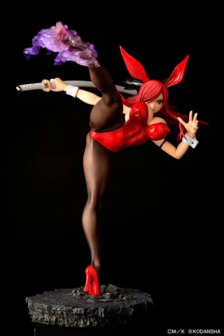 Produktbild zu Fairy Tail - Scale Figure - Erza Scarlet (High Kick Ver., Crimson Bunny)