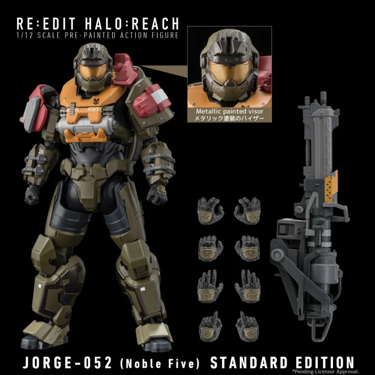 Halo: Reach - Scale Action Figure - Jorge-052 (Noble Four)