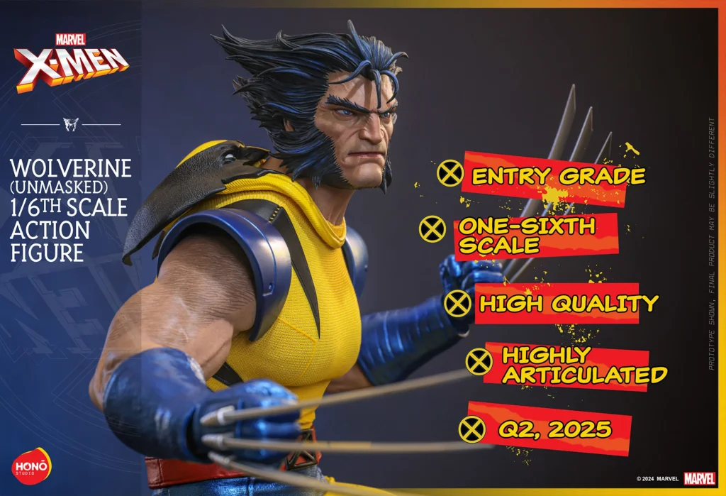 X-Men - Scale Action Figure - Wolverine (Unmasked)