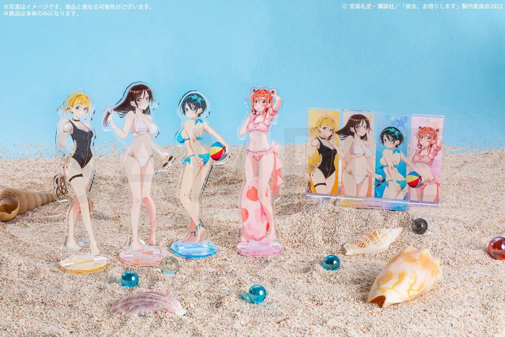 Rent-a-Girlfriend - Acrylic Stand - Swimsuit and Girlfriend