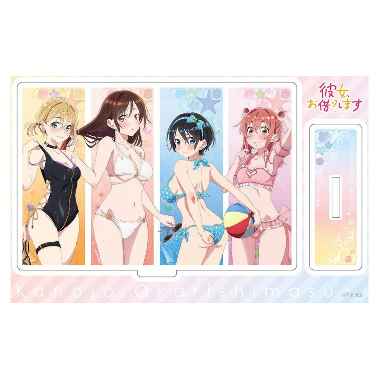 Rent-a-Girlfriend - Acrylic Stand - Swimsuit and Girlfriend