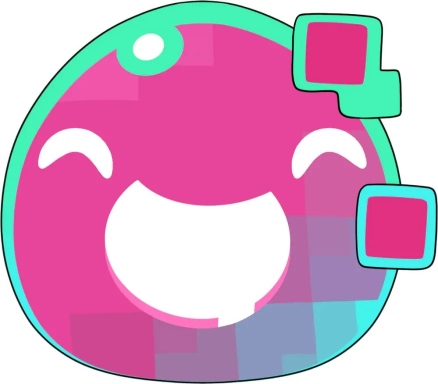 Slime Rancher - Plüsch - Glitch Slime (Stickie)