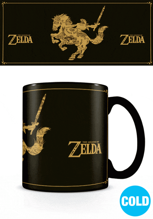 The Legend of Zelda - Tasse mit Thermoeffekt - Map